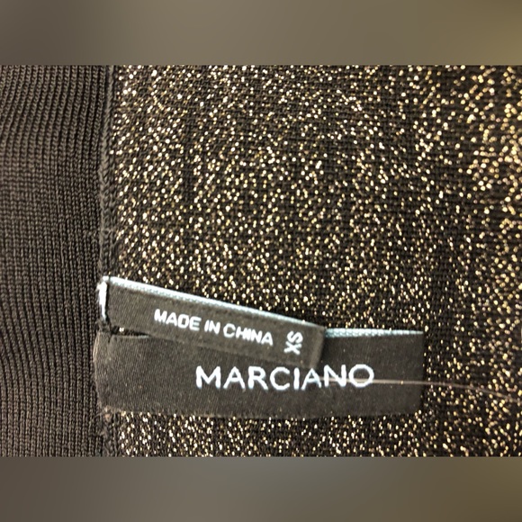 MARCIANO BEADED BODYCON MINI SKIRT IN SIZE EXTRA SMALL - Picture 4 of 5